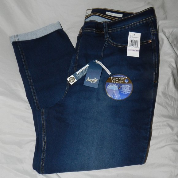 Angels forever Young Tummy Slimming Manhatten Styled Jeans Plus Womens 22W - Picture 1 of 9